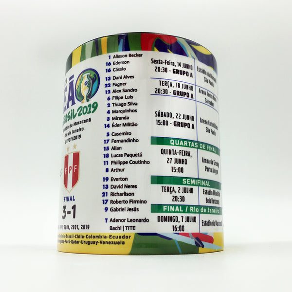 Brasil Campeão Champion Copa America Brasil 2019 Collectible Mug - gio-gifts