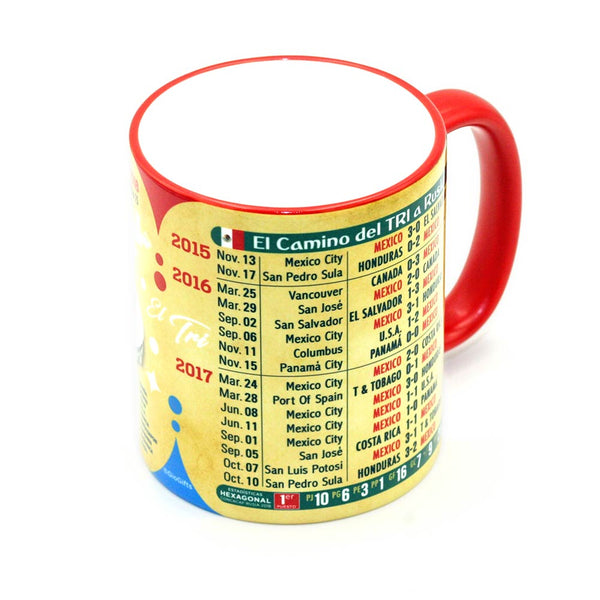 Mexico, Futbol Soccer  "The Road To Russia 2018" Souvenir Mug - gio-gifts