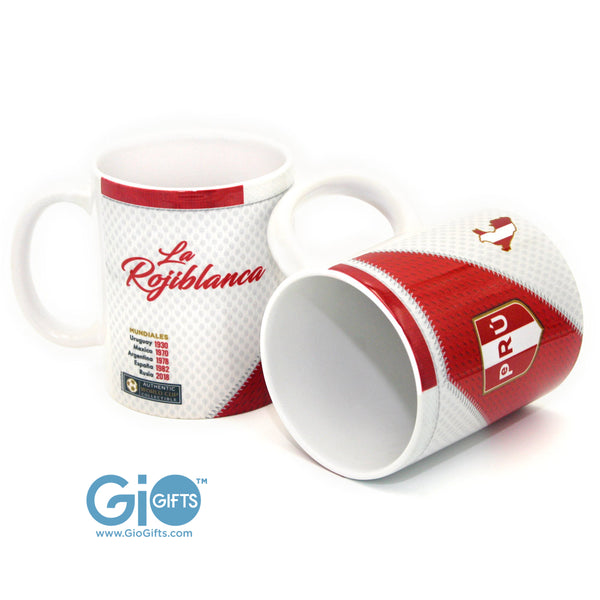 PERU, The Road To The World Cup, Russia 2018 Jersey Coffee Mug - gio-gifts