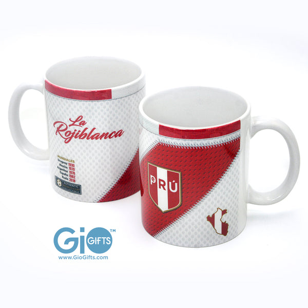 PERU, The Road To The World Cup, Russia 2018 Jersey Coffee Mug - gio-gifts