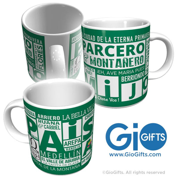 Medellin "PAISA" Coffee Mug - gio-gifts
