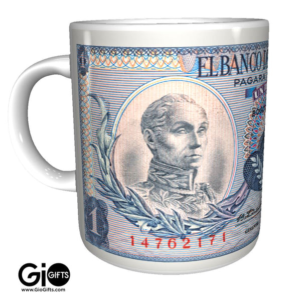 Colombia One Peso Mug - gio-gifts