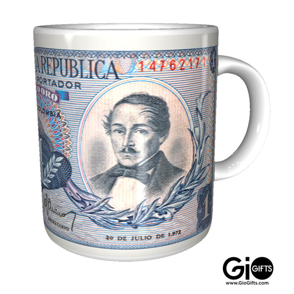 Colombia One Peso Mug - gio-gifts