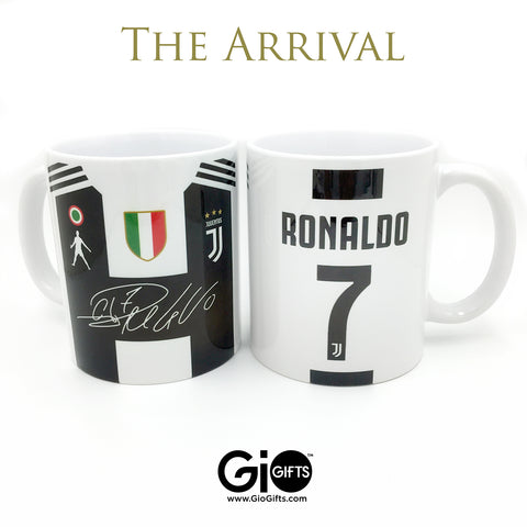 Cristiano Ronaldo THE ARRIVAL Juventus Mug - gio-gifts
